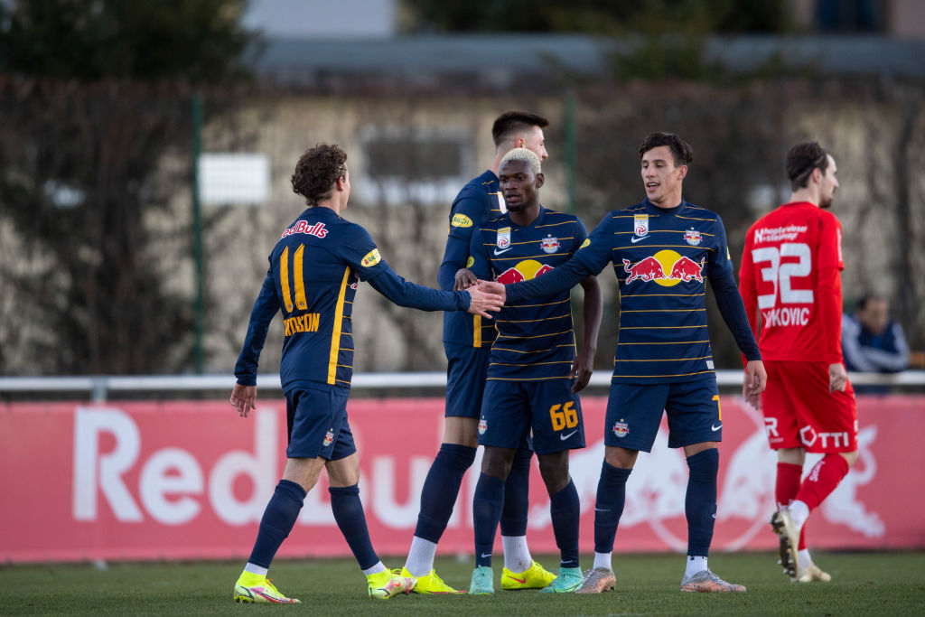 Photo by Andreas Schaad - FC Red Bull Salzburg/FC Red Bull Salzburg via Getty Images