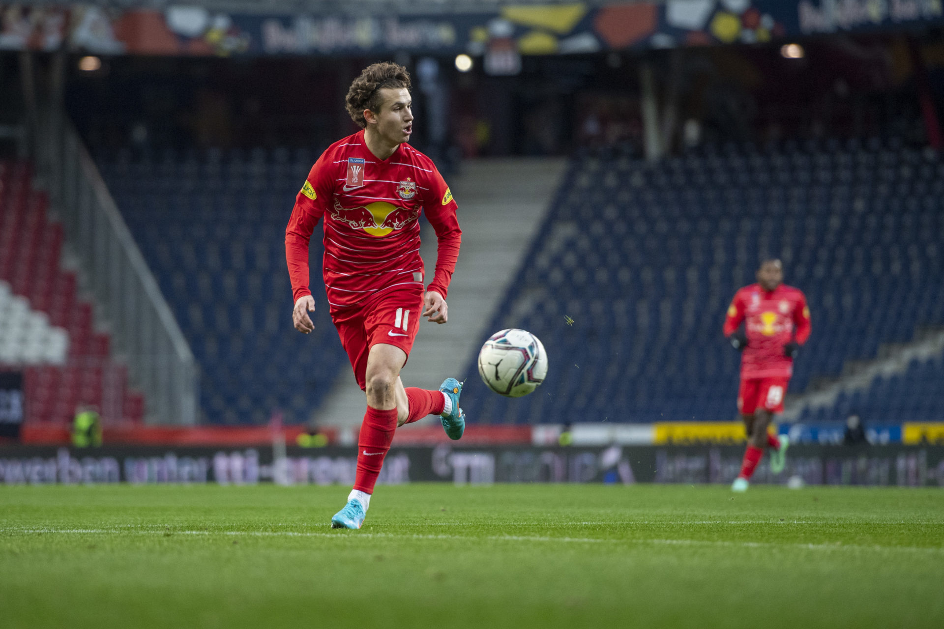 Photo by Andreas Schaad - FC Red Bull Salzburg/FC Red Bull Salzburg via Getty Images