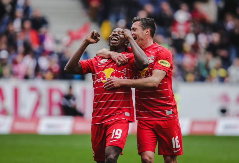 Photo by Simon Hofmann - FC Red Bull Salzburg/FC Red Bull Salzburg via Getty Images