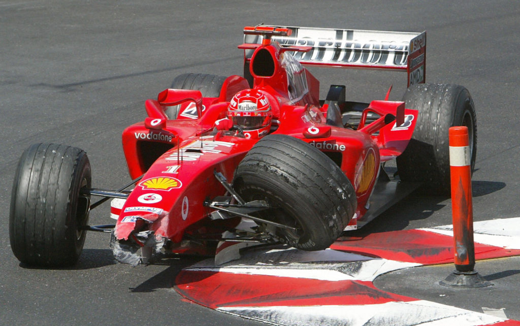 German Ferrari driver Michael Schumacher