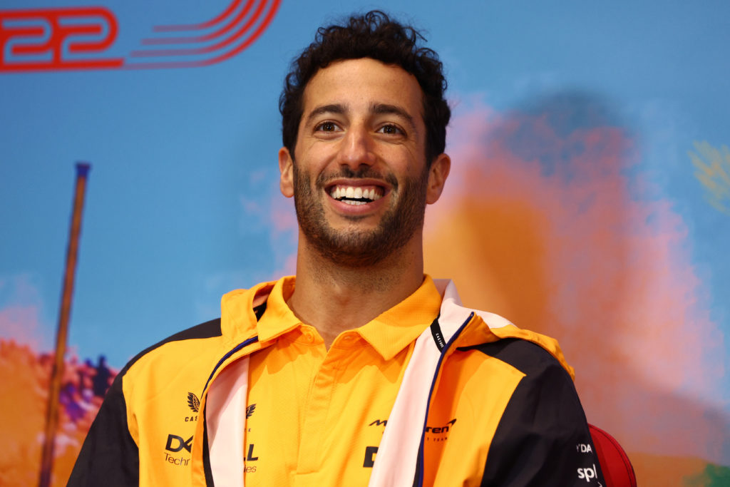 Daniel Ricciardo of McLaren at the 2022 Austrian Grand Prix