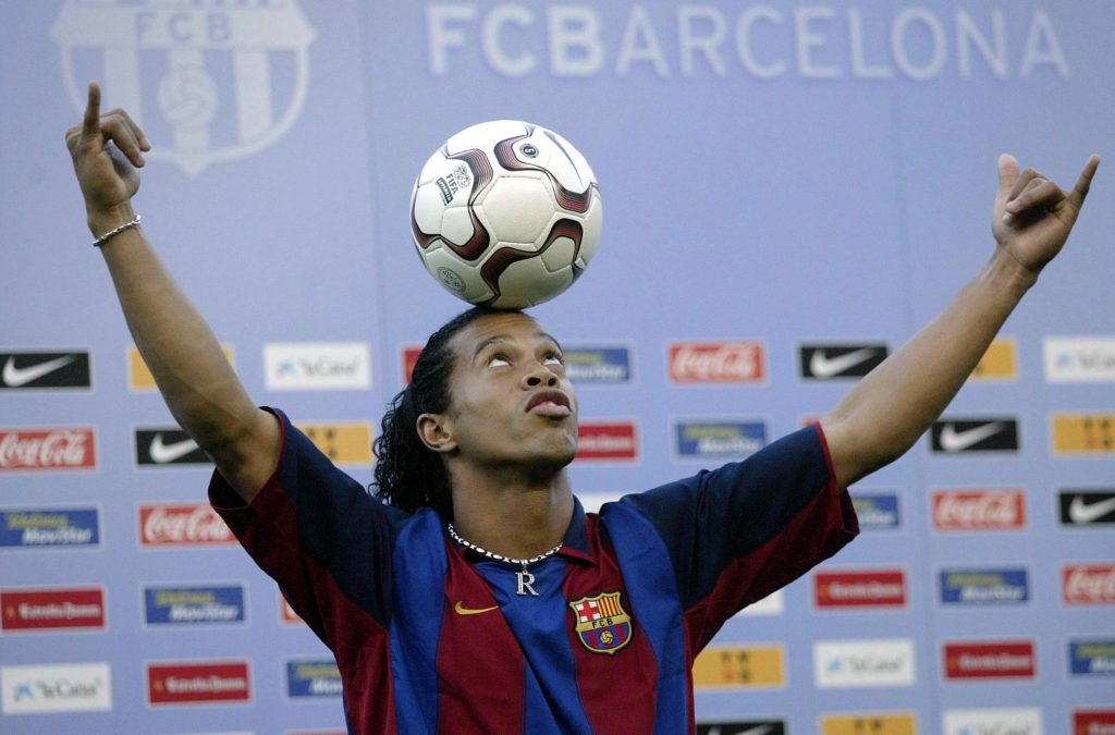 SOCCER-SPAIN-BARCELONA-RONALDINHO
