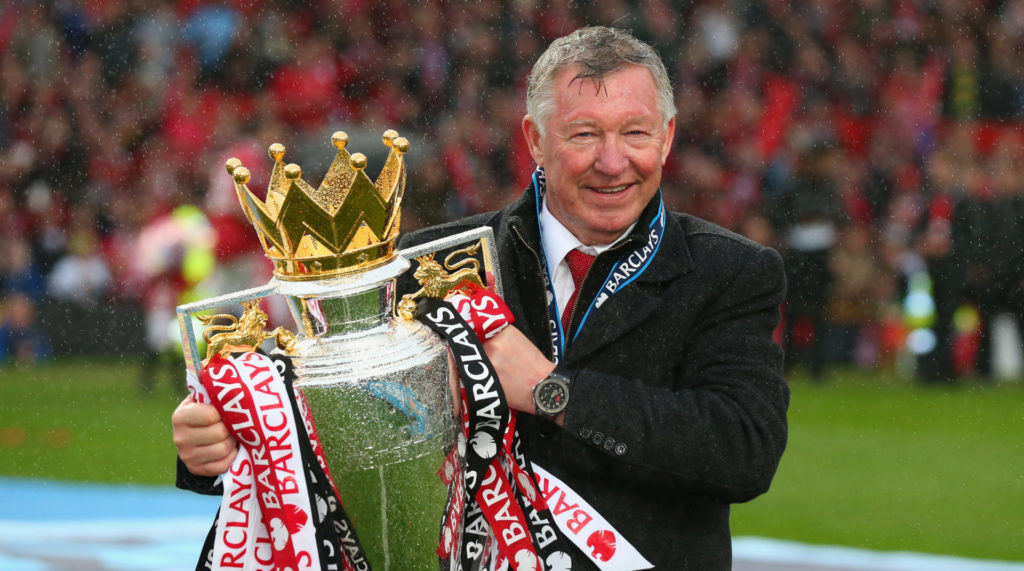 Sir Alex Ferguson, former manager of Premier League club Manchester United