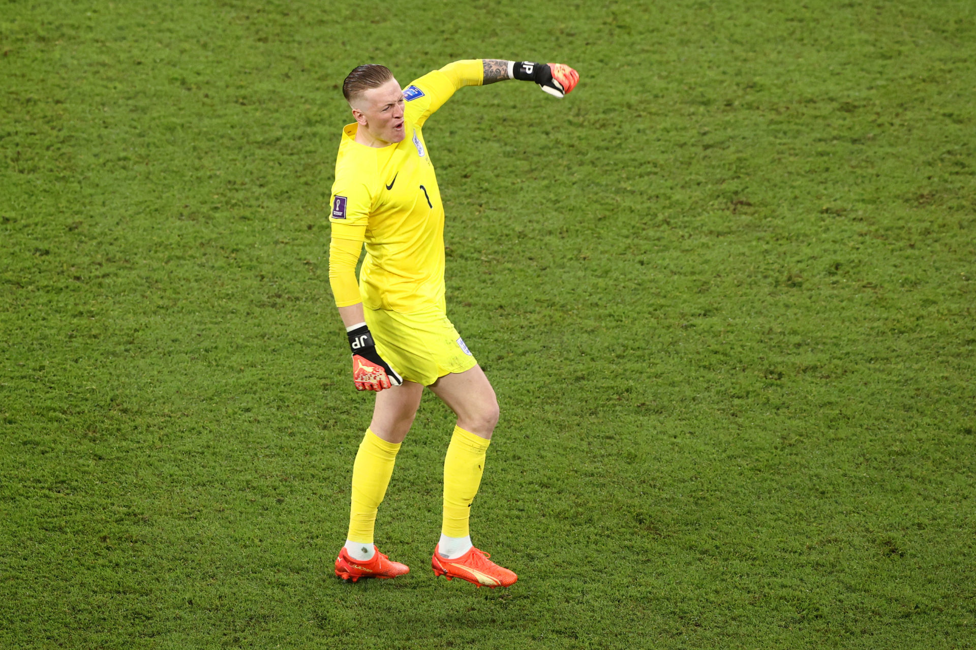 ) during the FIFA World Cup Qatar 2022 Group B match between Wales and England at Ahmad Bin Ali Stadium on November 29, 2022 in Doha, Qatar. (Photo by Robert Cianflone/Getty Images