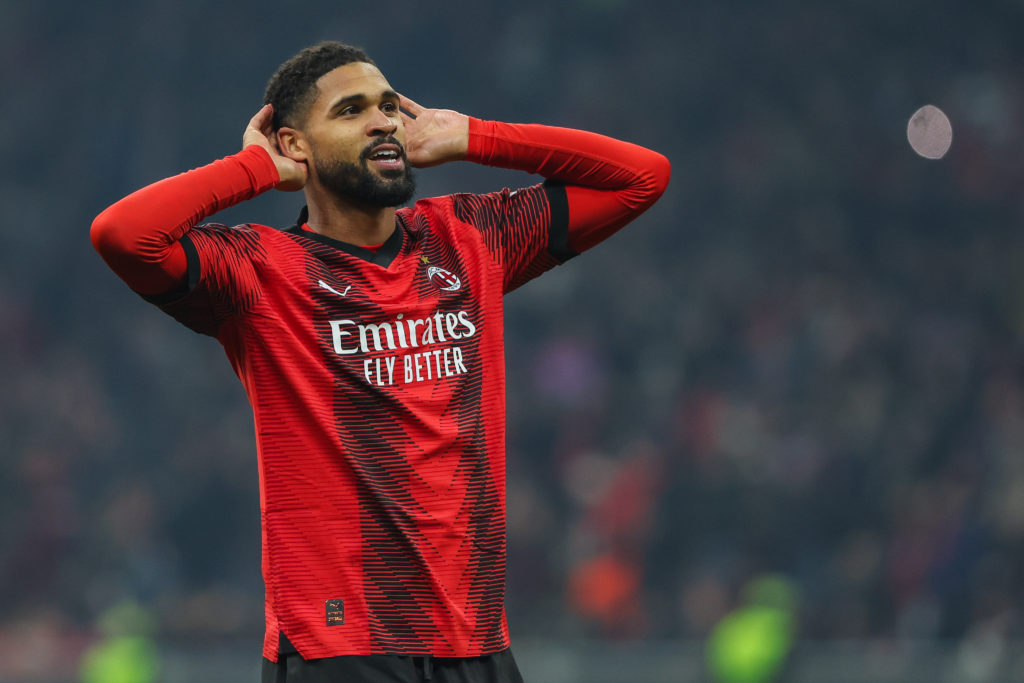 Ruben Loftus-Cheek of AC Milan celebrates after scoring a