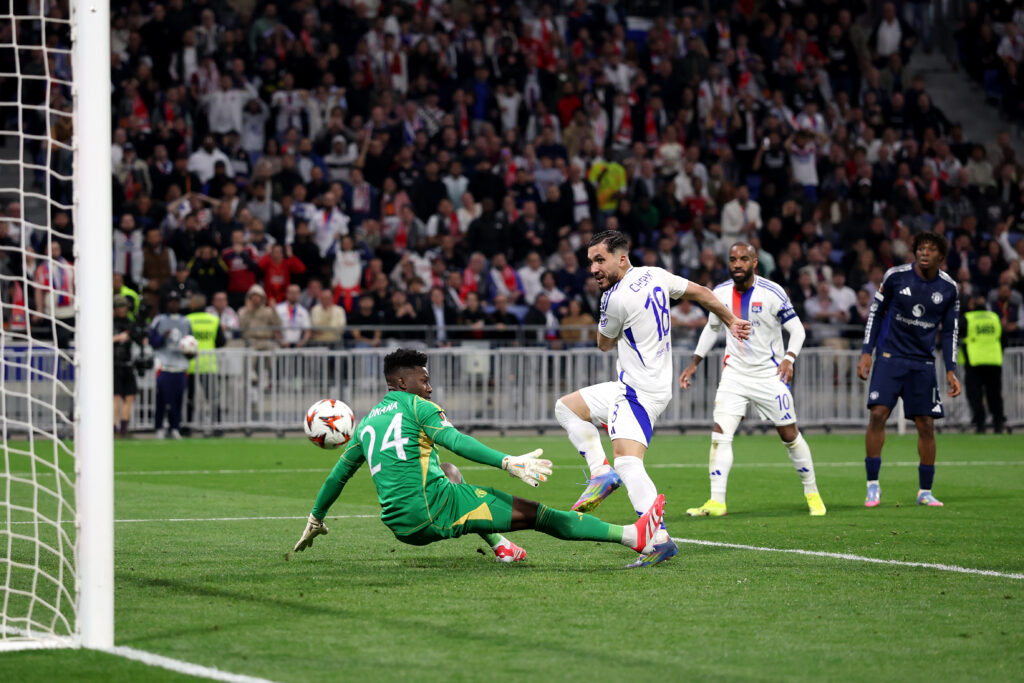 Olympique Lyonnais v Manchester United - UEFA Europa League 2024/25 Quarter Final First Leg