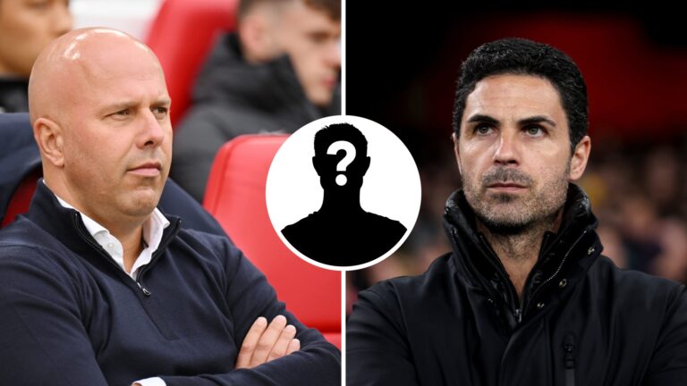 Arne Slot and Mikel Arteta