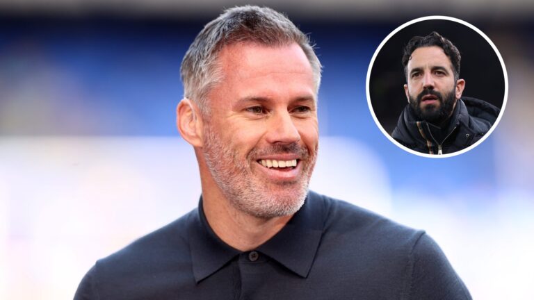 Jamie Carragher and Ruben Amorim