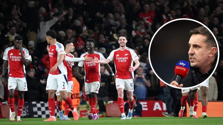 Gary Neville predicts Arsenal ace to be 'player of the season'