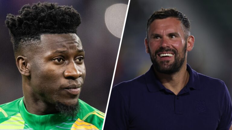 Ben Foster and Andre Onana