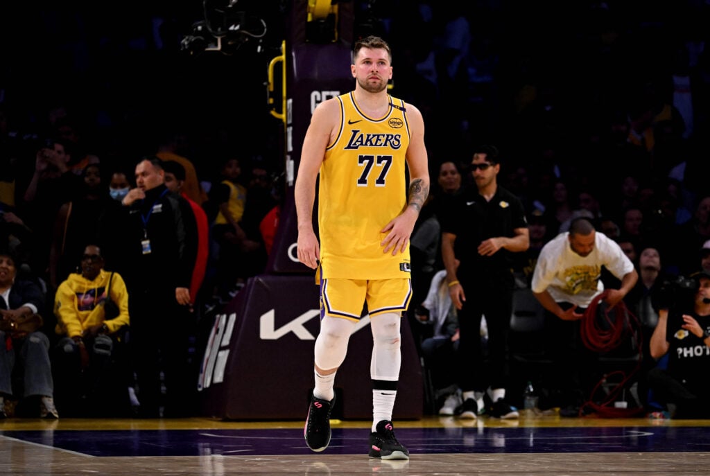 Minnesota Timberwolves defeated the Los Angeles Lakers 103-96 to win game 5 of a first round NBA playoff basketball game.