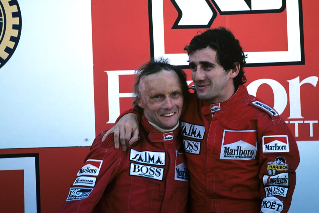 Niki Lauda, Alain Prost, Grand Prix Of Portugal