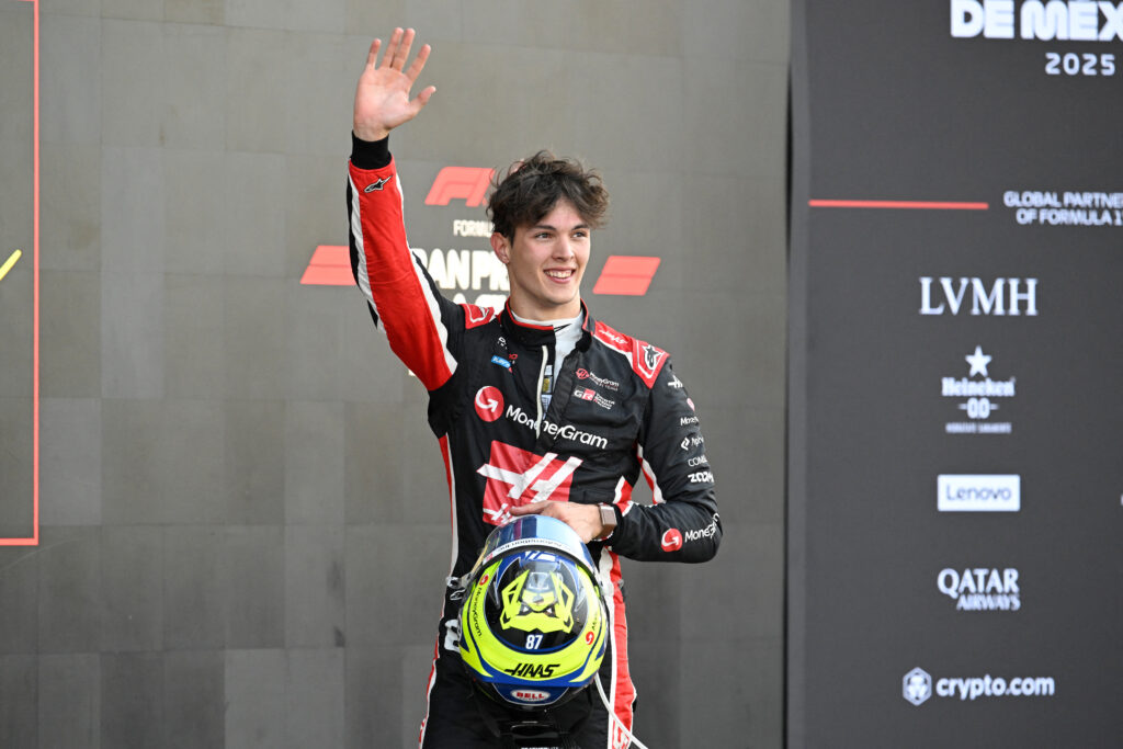 Oliver Bearman of Haas at the 2025 Mexico City Grand Prix