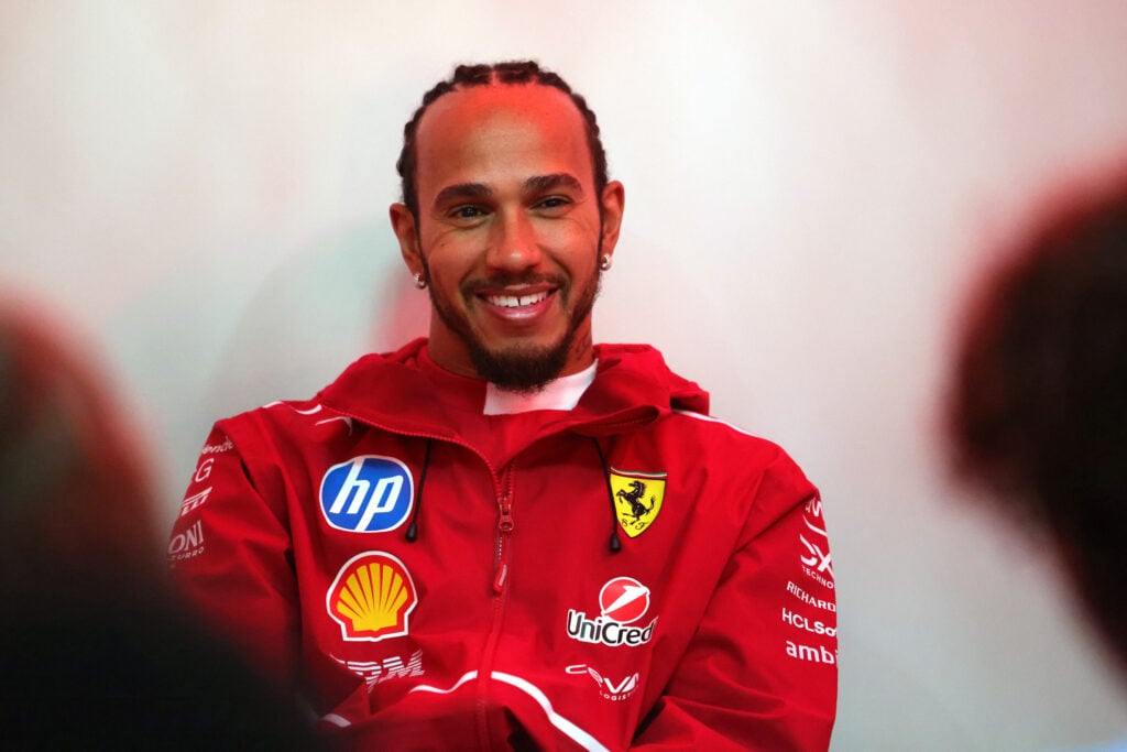 Lewis Hamilton of Ferrari at the 2025 Brazilian Grand Prix