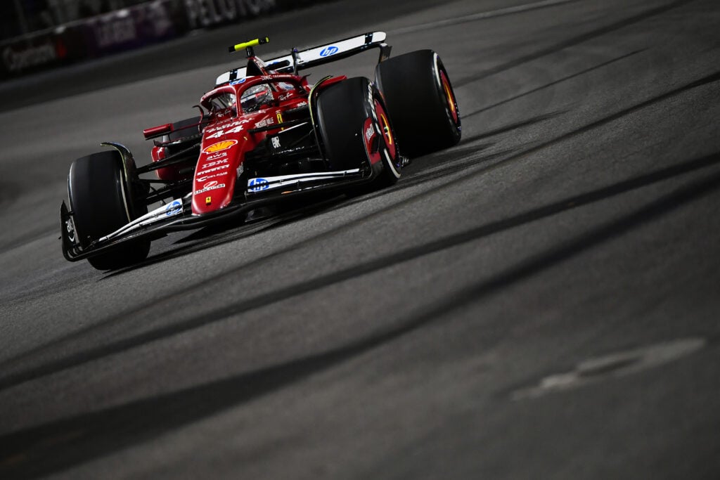 Lewis Hamilton during the 2025 Formula 1 Las Vegas Grand Prix