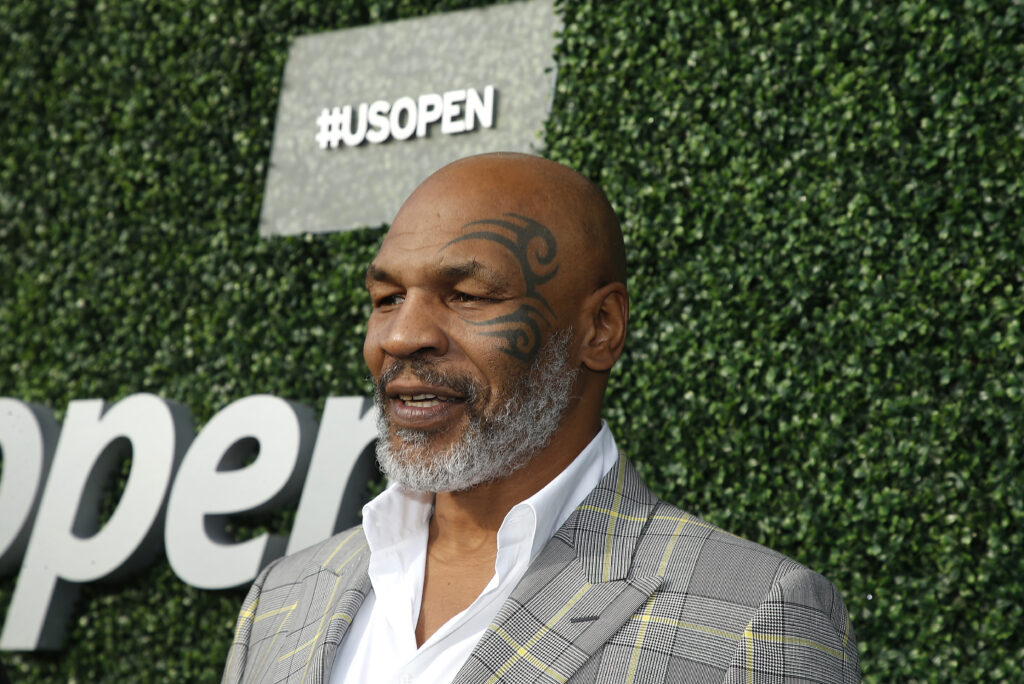 Former heavy weight boxer Mike Tyson attends USTA 19th Annual Opening Night Gala Blue Carpet at USTA Billie Jean King National Tennis Center.