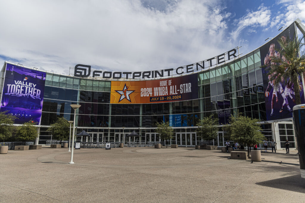 A general view of the Footprint Center arena.