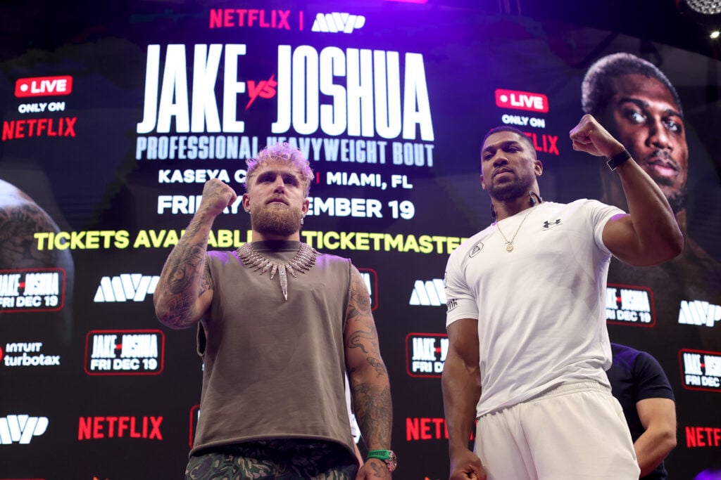 Jake Paul v Anthony Joshua - Press Conference