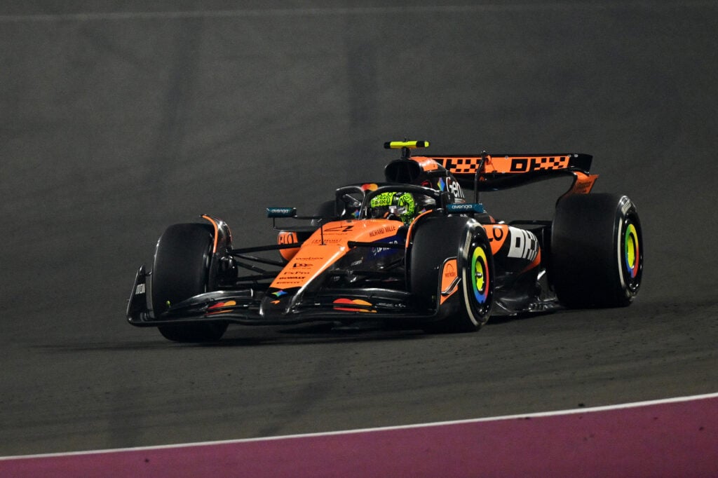 Lando Norris of McLaren during the 2025 Formula 1 Qatar Grand Prix