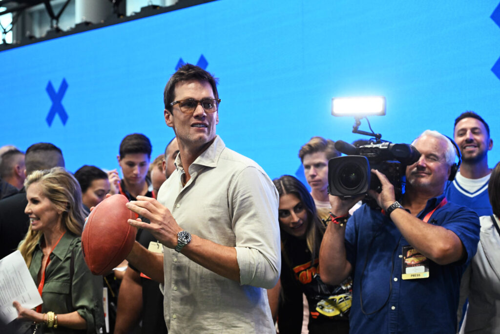 Tom Brady attends the Fanatics Fest NYC 2024 at Jacob Javits Center on August 16, 2024 in New York City.