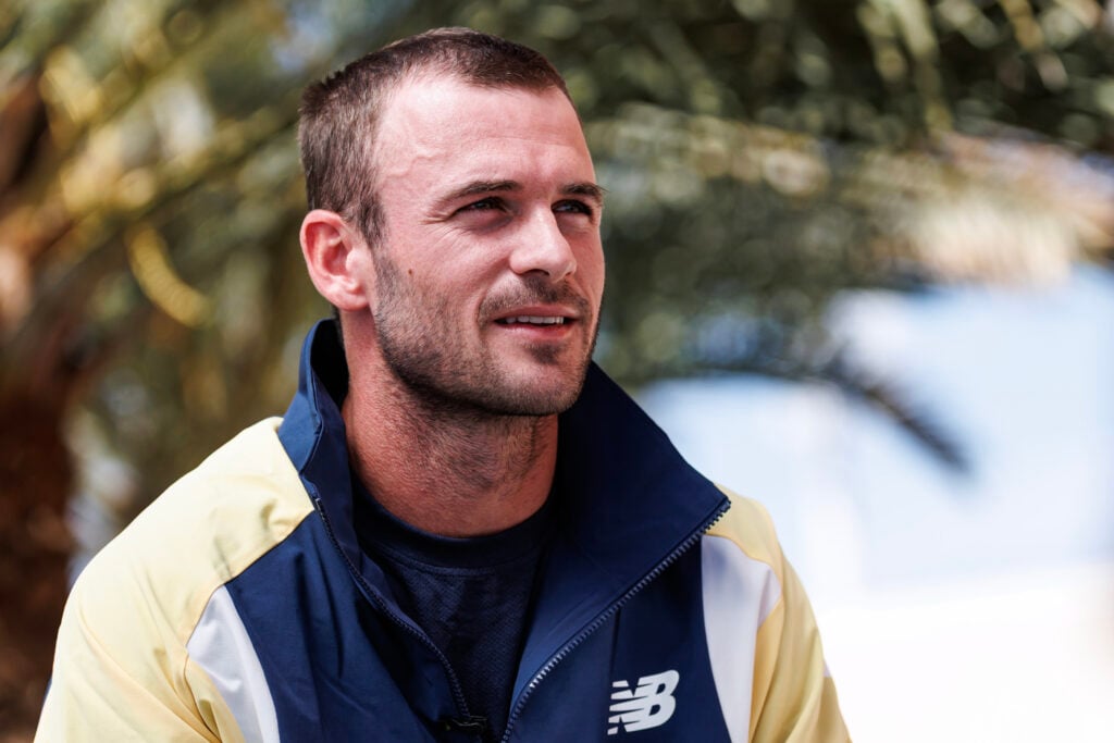 Tommy Paul speaks to the media ahead of the 2025 Indian Wells tournament