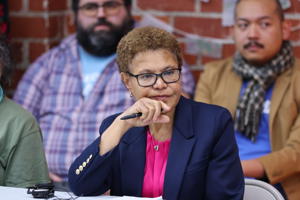 Los Angeles Mayor, Karen Bass.