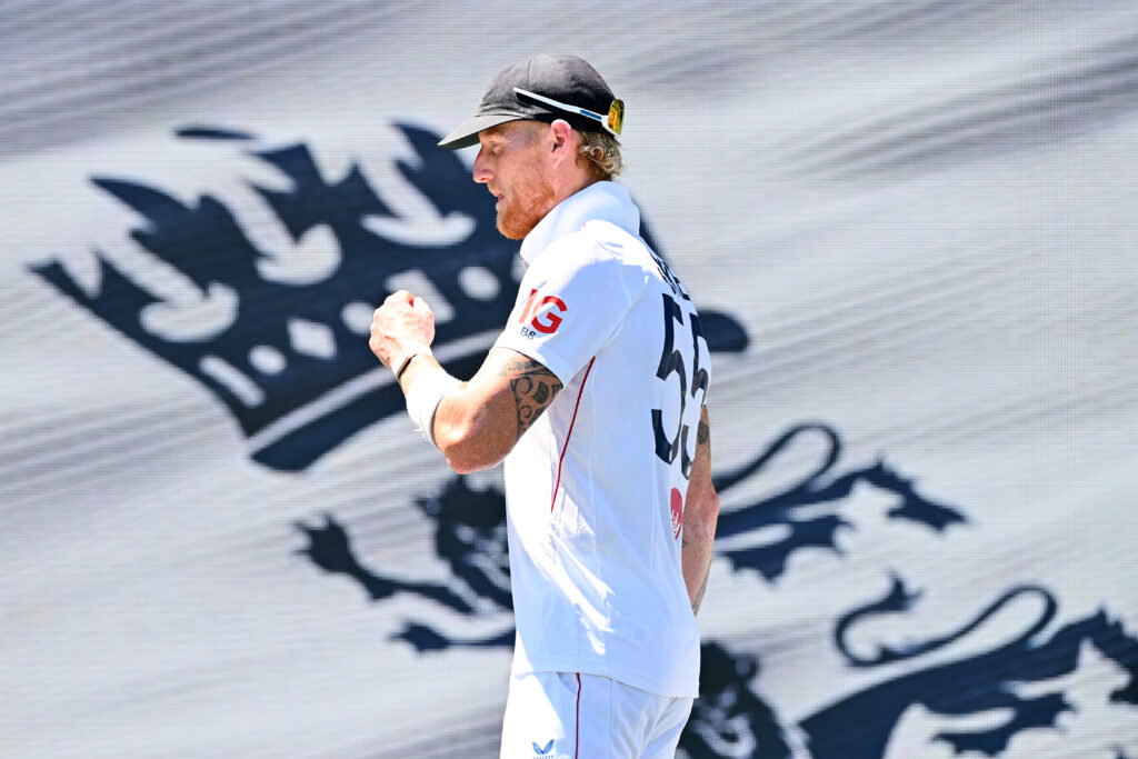Ben Stokes of England looks on during day five of the Fifth Test in the 2025/26 Ashes Series between Australia and England at Sydney Cricket Ground.