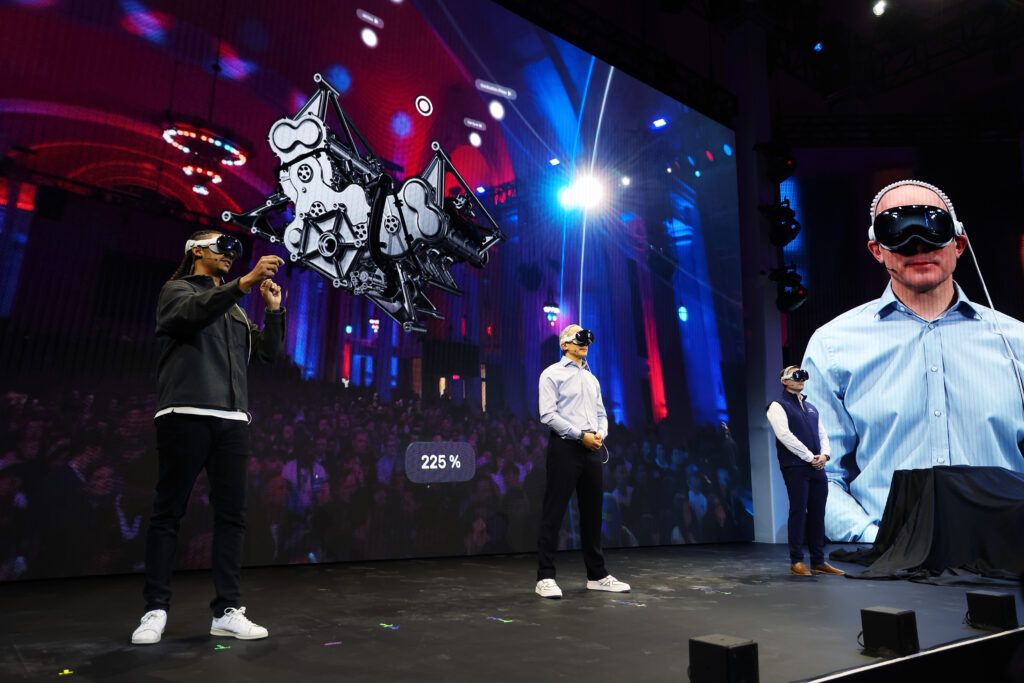 Red Bull ambassador Calum Nicholas shows off Red Bull's new F1 engine at the 2026 season launch.
