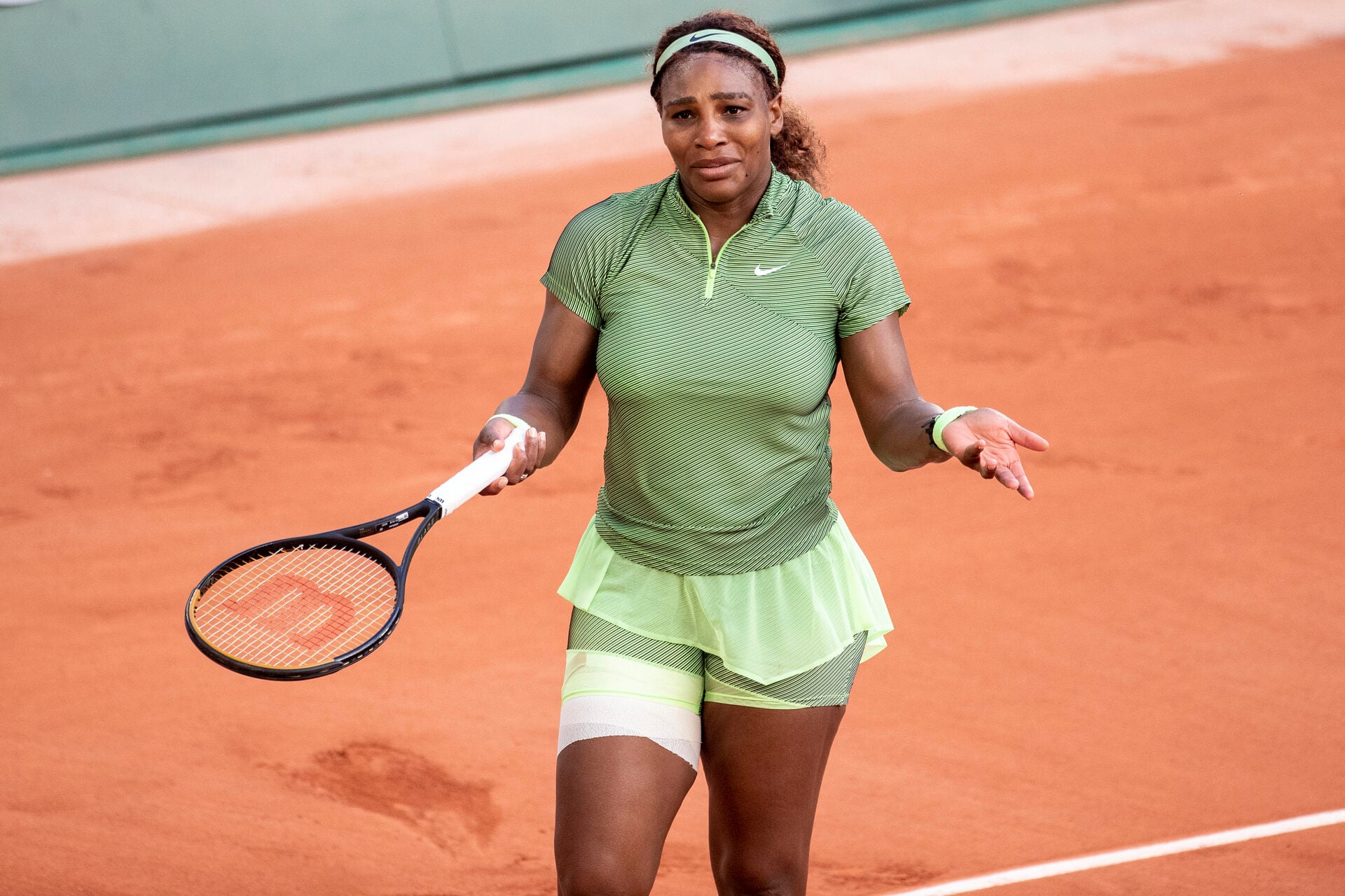 Serena Williams releases training video following confirmation of her