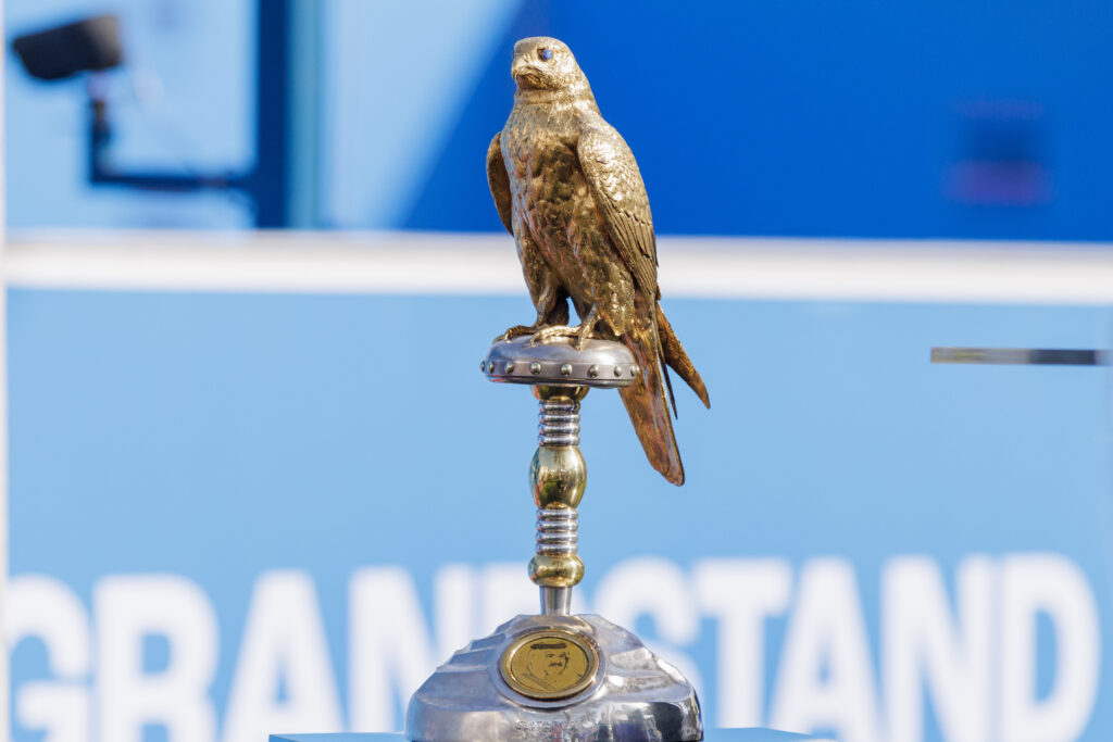An image of the Qatar Open trophy