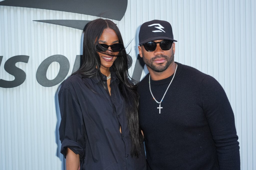 Ciara and Russell Wilson attend the US Open Tennis Championship at the USTA Billie Jean King National Tennis Center.