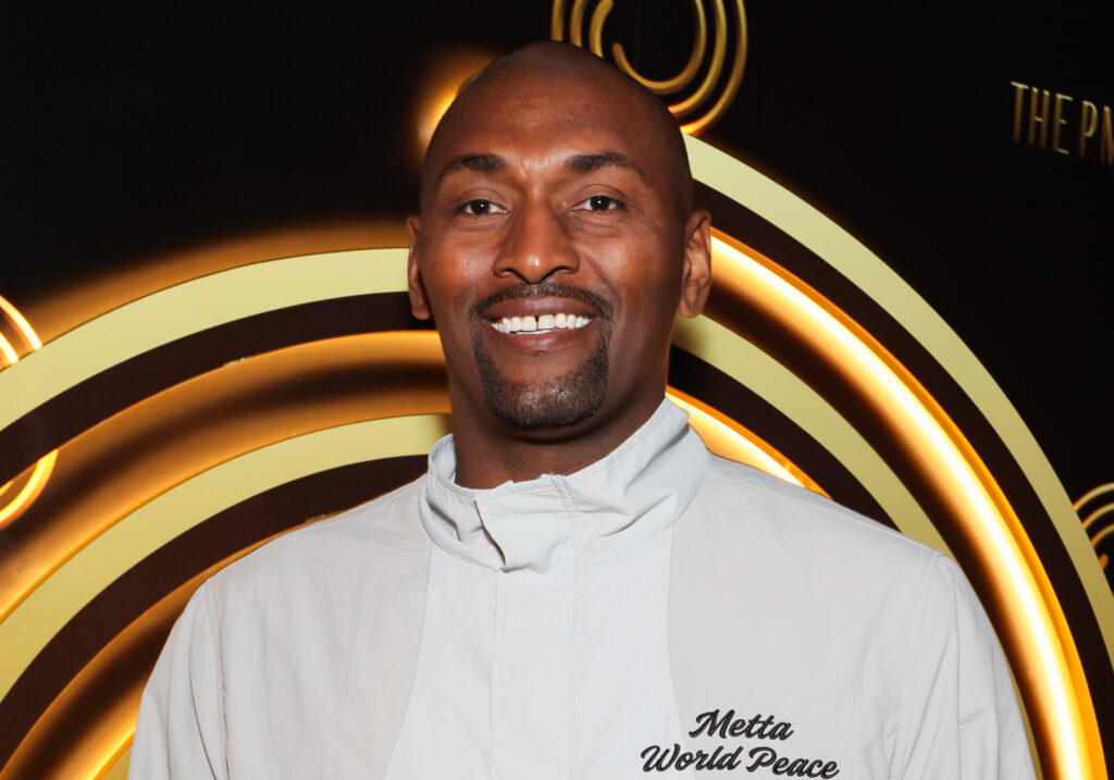 Metta Sandiford-Artest attends the grand opening of The PM Lounge, Fresno brings Hollywood glamour to The Central Valley on November 13, 2025 in Fresno, California.