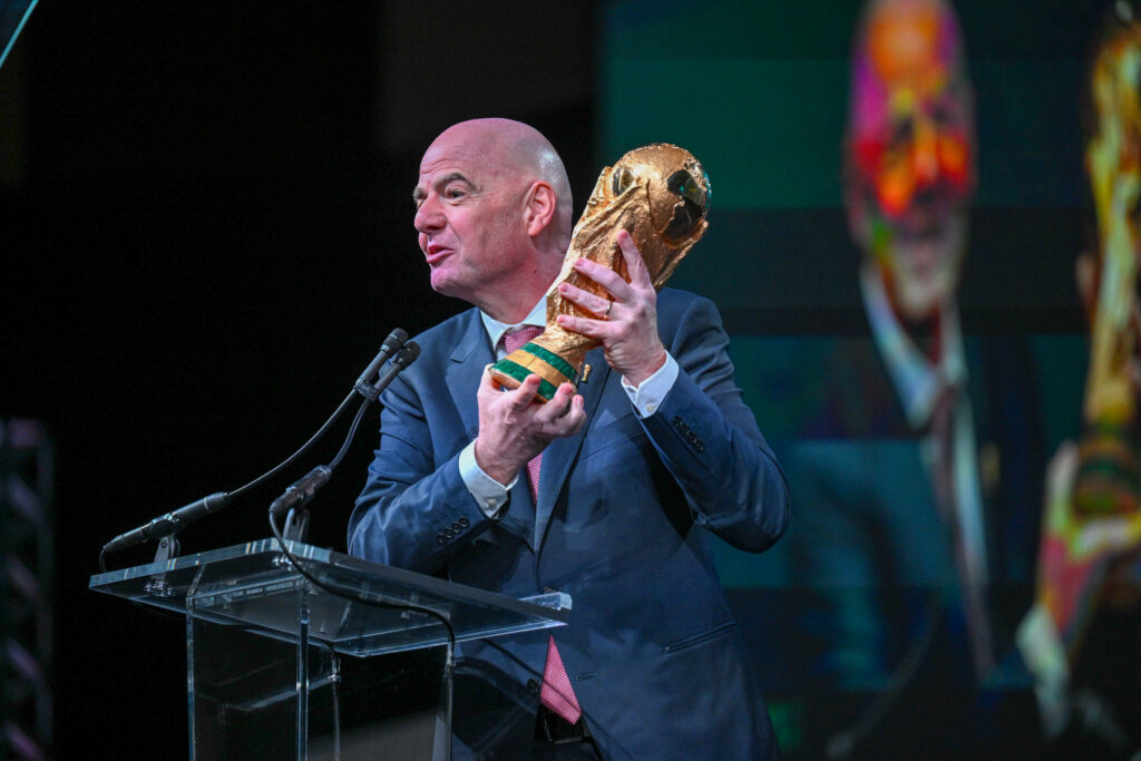FIFA President Gianni Infantino at The United States Conference of Mayors.
