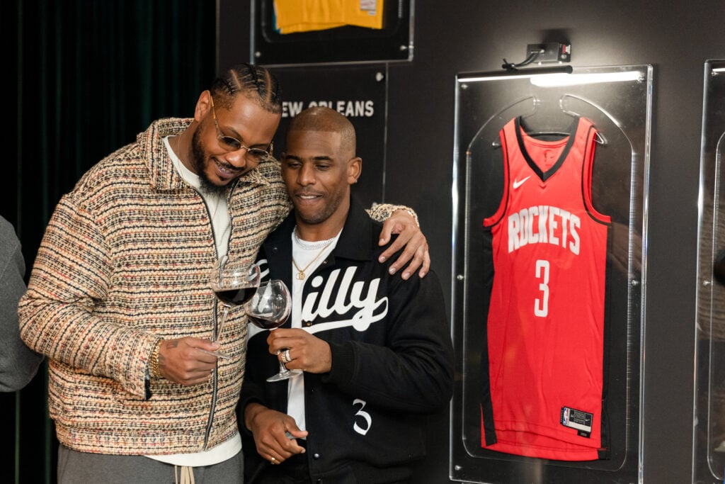 Carmelo Anthony and Chris Paul attend The Supper Club.