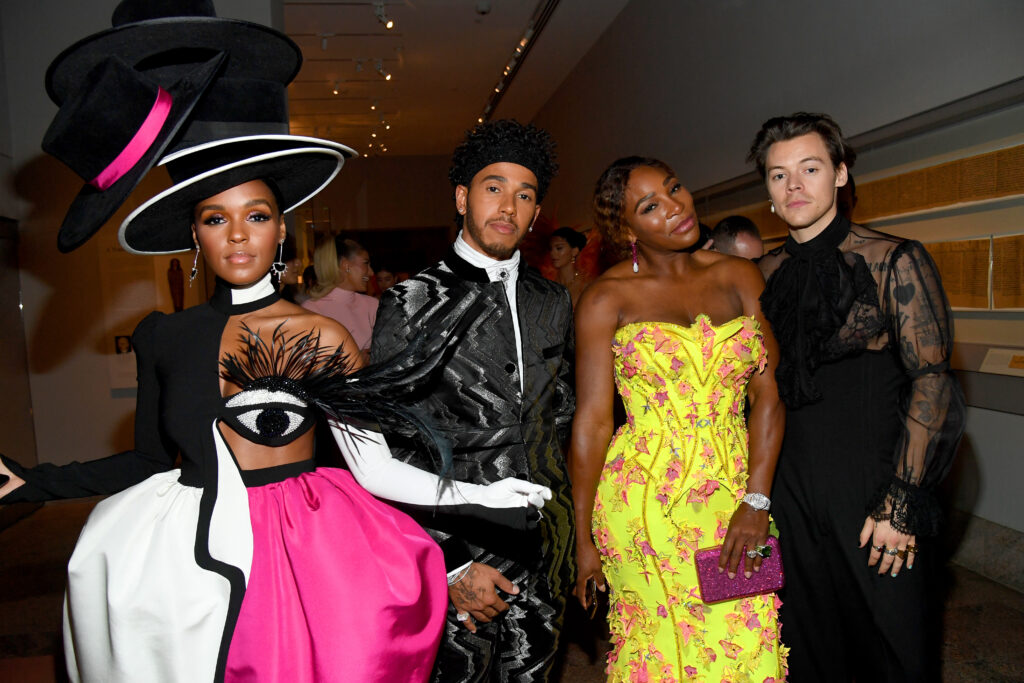 Janelle Monae, Lewis Hamilton, Serena Williams and Harry Styles attend The 2019 Met Gala