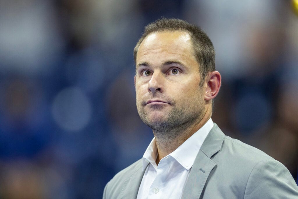Andy Roddick pictured during the 2023 US Open