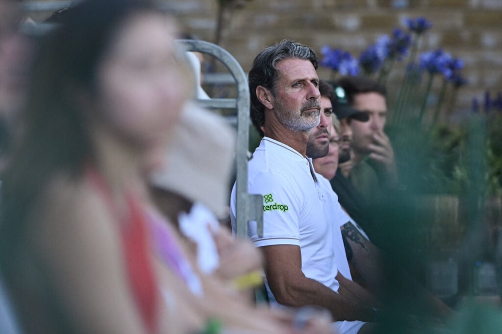 Patrick Mouratoglou pictured at Wimbledon in 2025