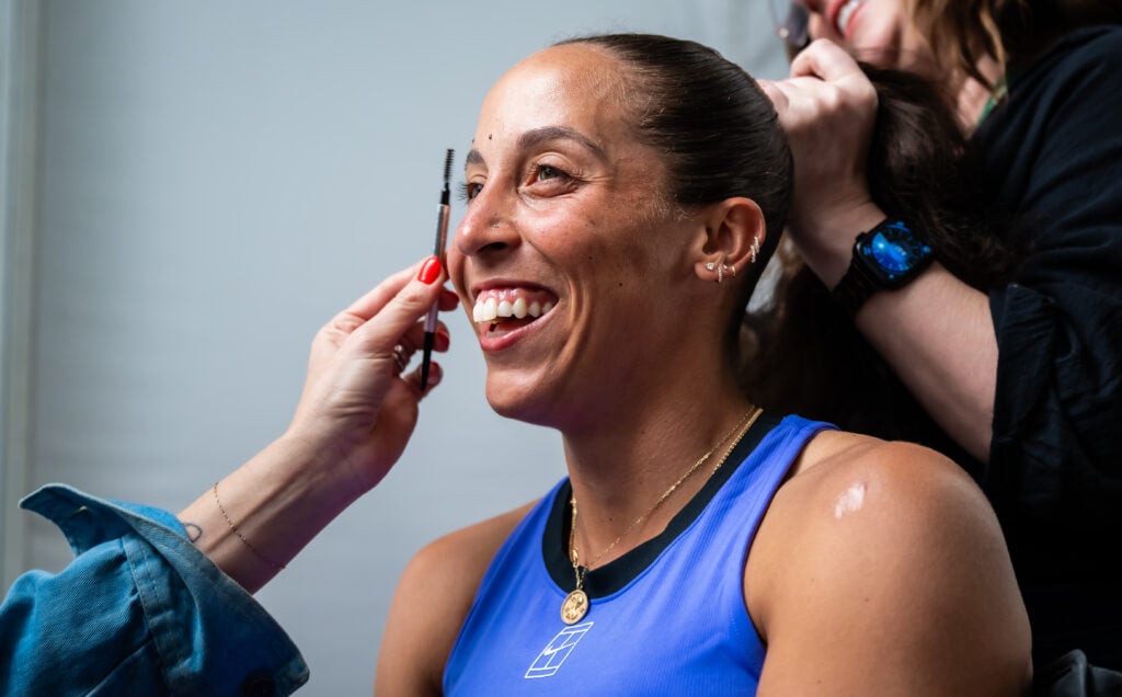 Madison Keys pictured ahead of 2026 Indian Wells