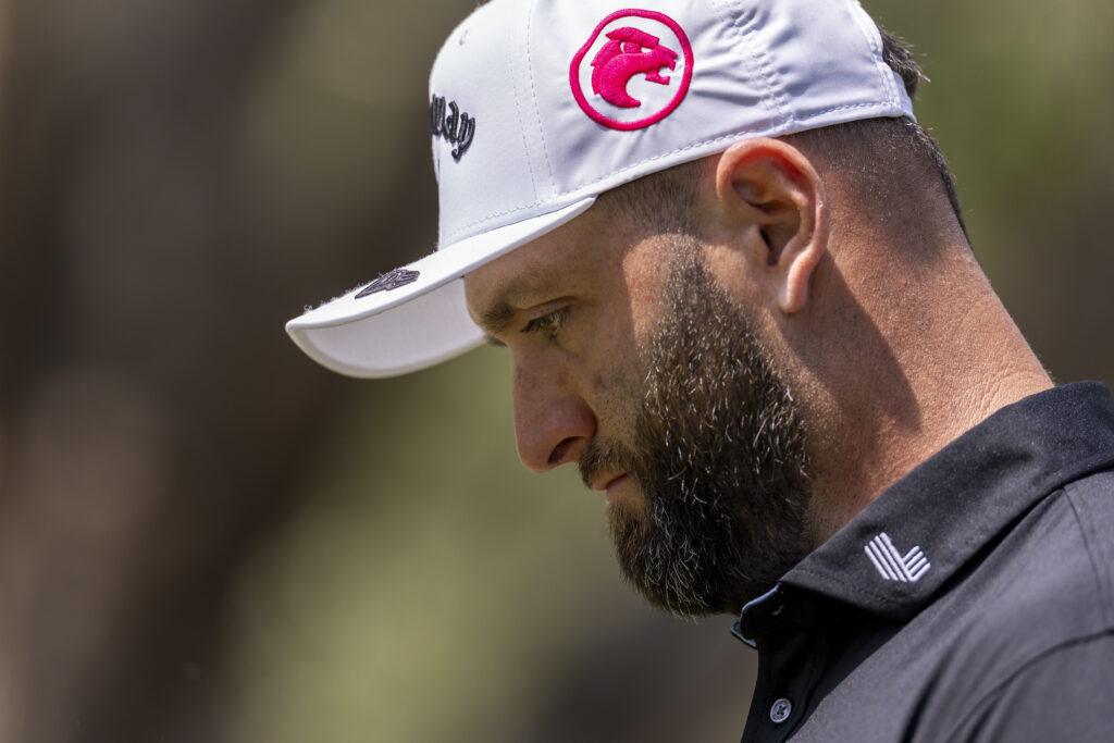 Jon Rahm during the fourth round of LIV Golf Hong Kong