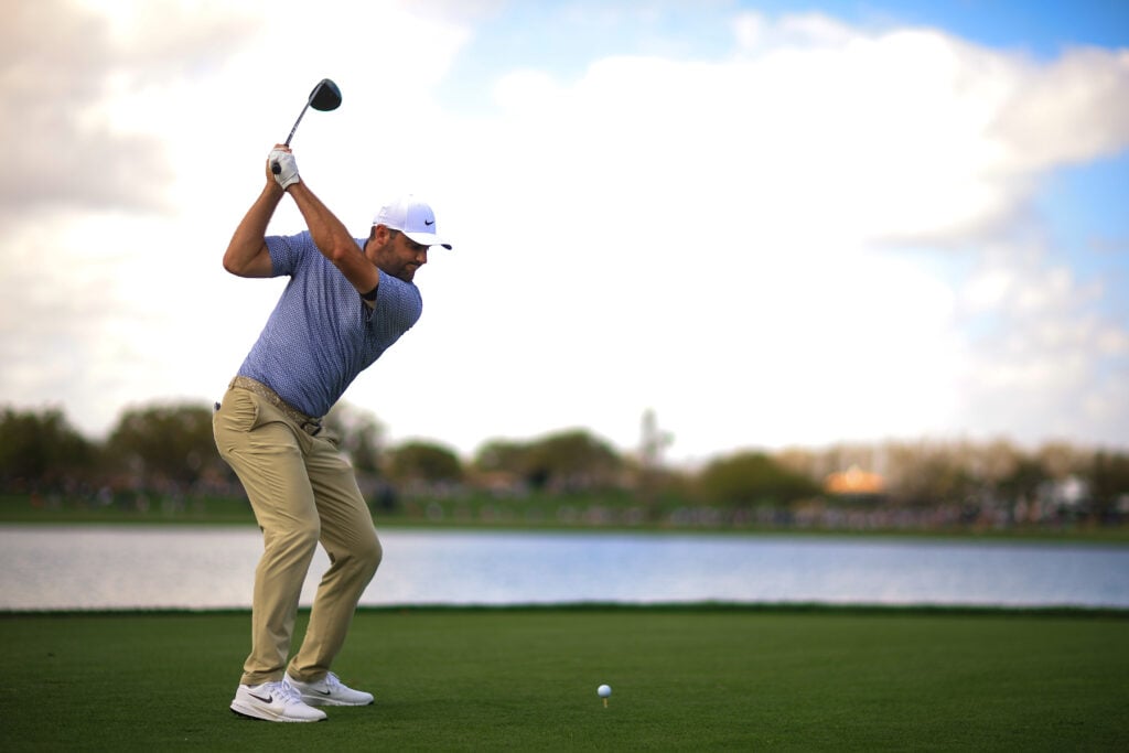 Scottie Scheffler during the first round of the Arnold Palmer Invitational at Bay Hill
