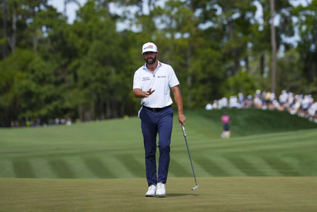 Cam Young on the second hole during the third round of THE PLAYERS Championship at TPC Sawgrass