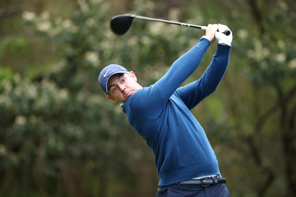 Rory McIlroy on the 15th hole during the second round of THE PLAYERS Championship at TPC Sawgrass