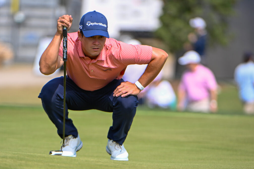 Karl Vilips during the third round of the Texas Children's Houston Open