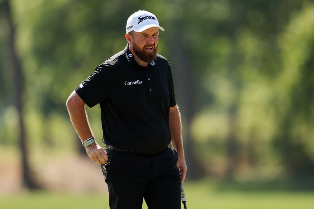 Shane Lowry looks on during the final round of the Texas Children's Houston Open