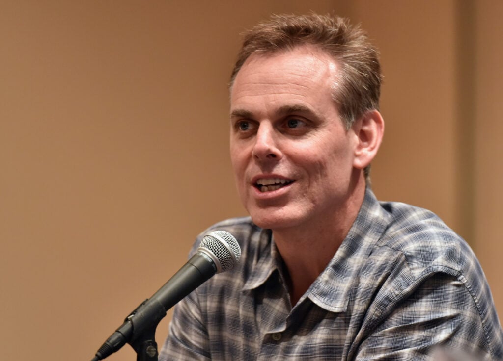Radio host Colin Cowherd speaks onstage at 'The Evolution of Audio in the 21st Century' during the 2015 SXSW Music, Film + Interactive Festival at Four Seasons Hotel.