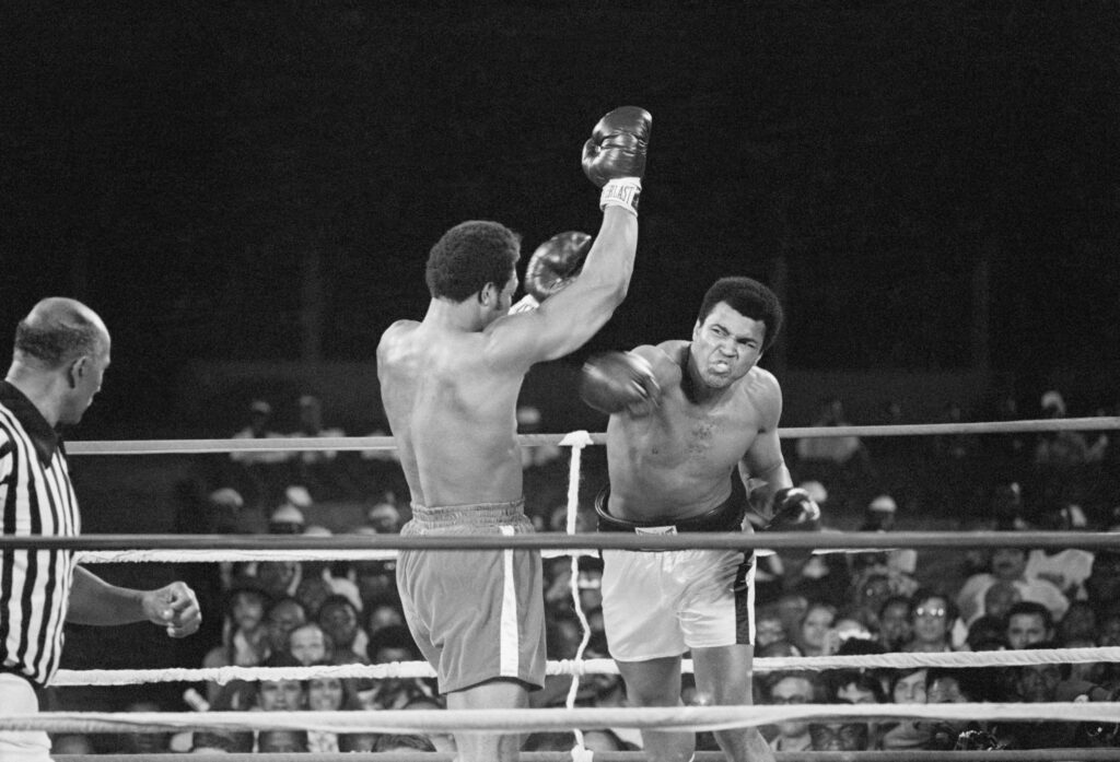 Muhammad Ali Punching George Foreman