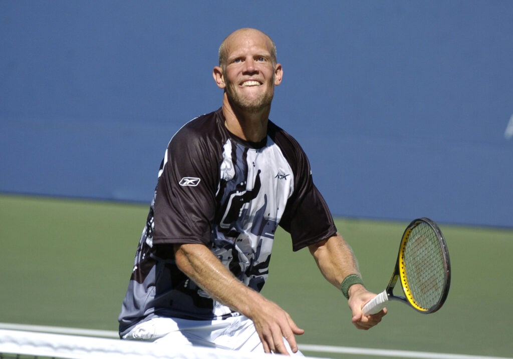 Luke Jensen pictured at the 2004 US Open