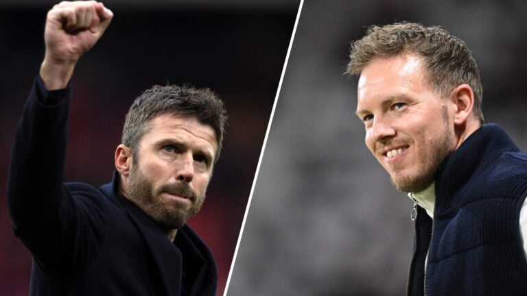 Michael Carrick and Julian Nagelsmann