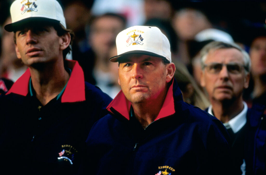 US Captain Lanny Wadkins during the 31st Ryder Cup held at the Oak Hill Country Club in Rochester, New York. September 22-24, 1995. (photograph by The PGA of America).