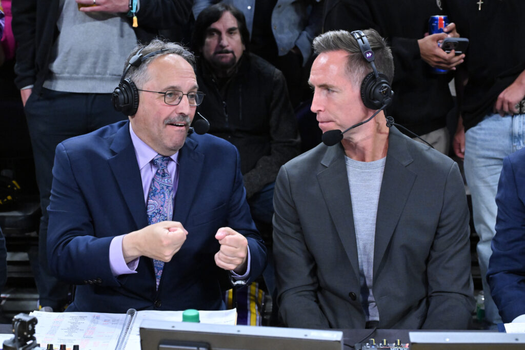 Celebrities At The Los Angeles Lakers Game